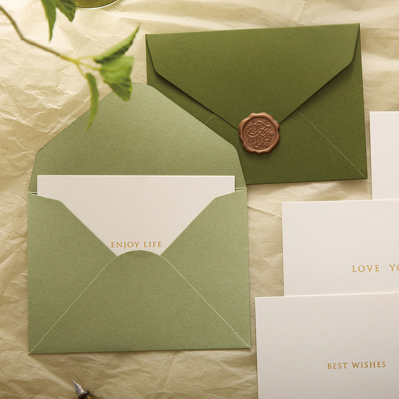 30pcs/lot 16x12cm Green Envelo - Wax Seal Letter Kit 评论和价格
