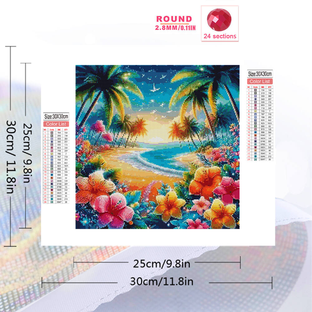 Diamond Painting seaside lands - Photo Mosaic Print 评论和价格