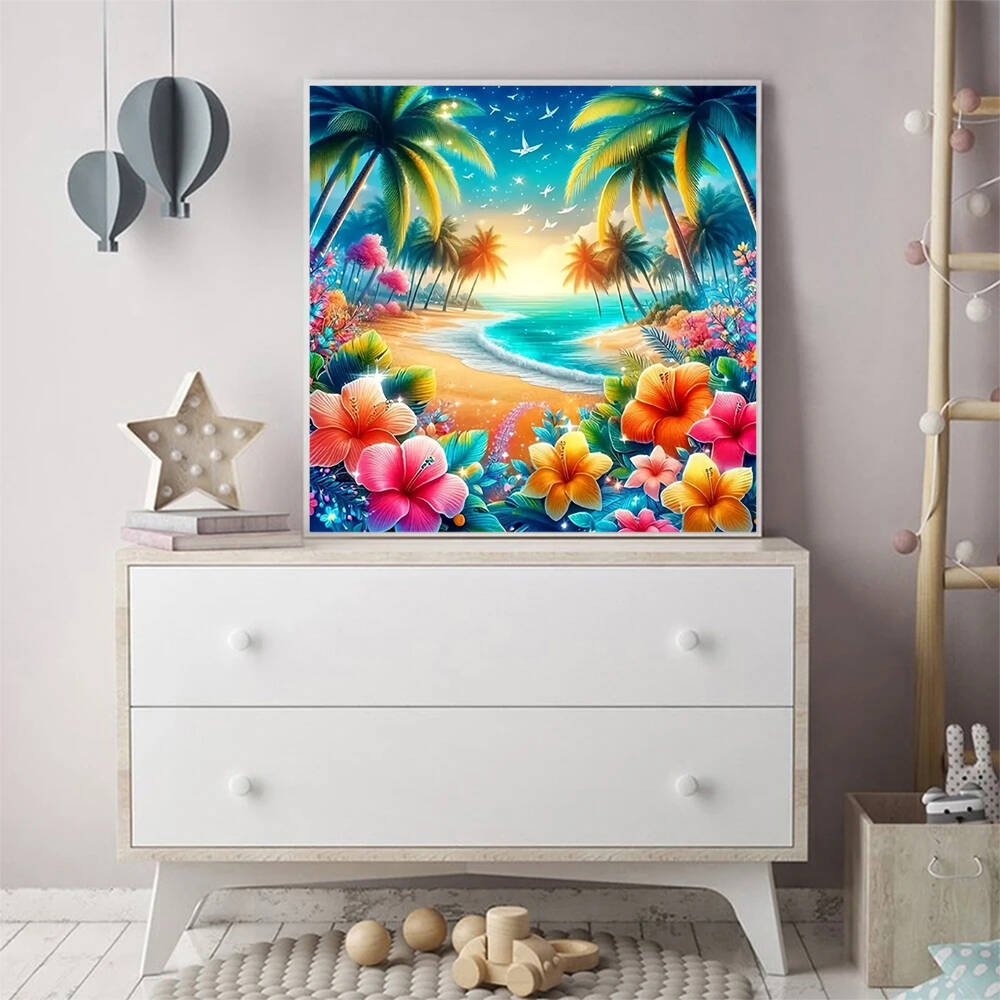 Diamond Painting seaside lands - Photo Mosaic Print 评论和价格
