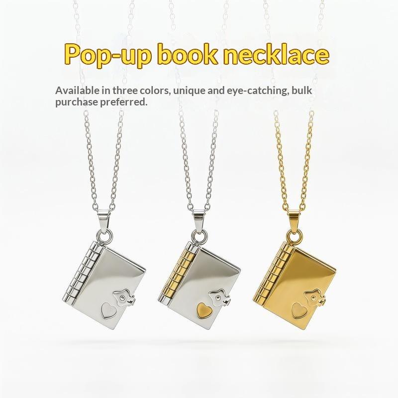Envelope Necklace Custom Text  - Custom Photo Book 评论和价格