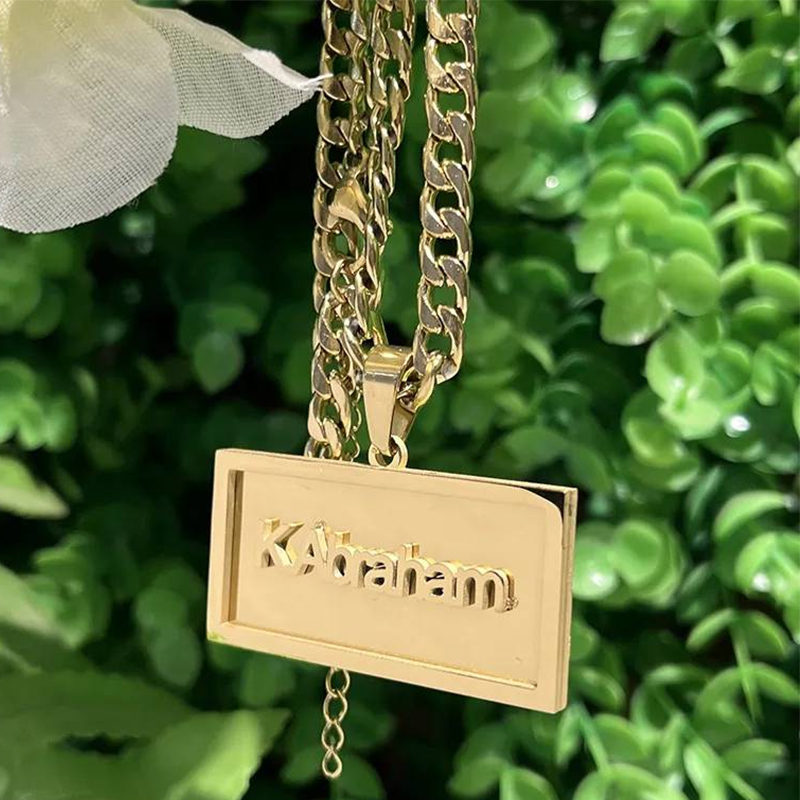Custom Name Hip Hop Necklace f - Name Necklace Custom 评论和价格
