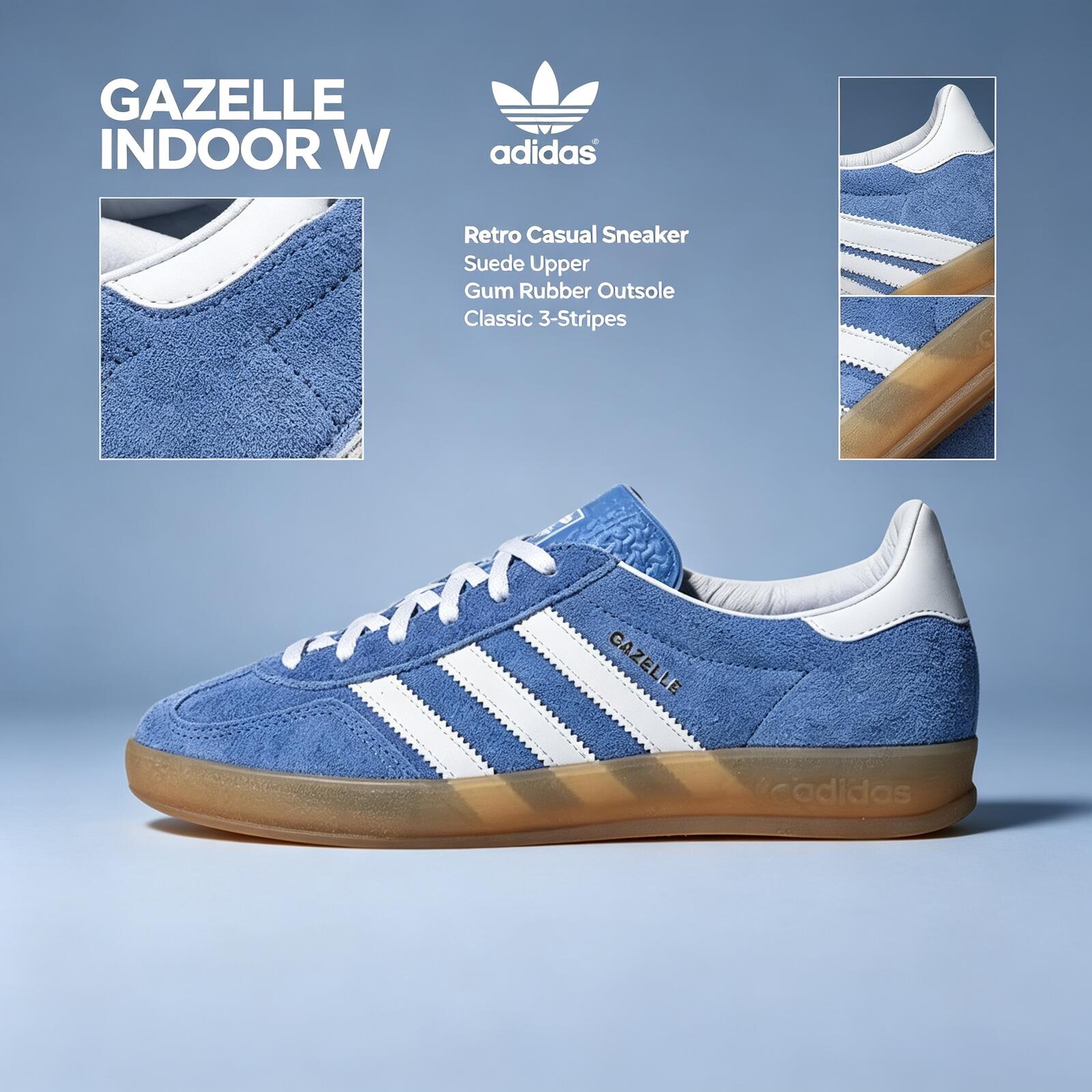 Adidas GAZELLE  INDOOR W Origi - Adidas Shoes Gazelle 评论和价格