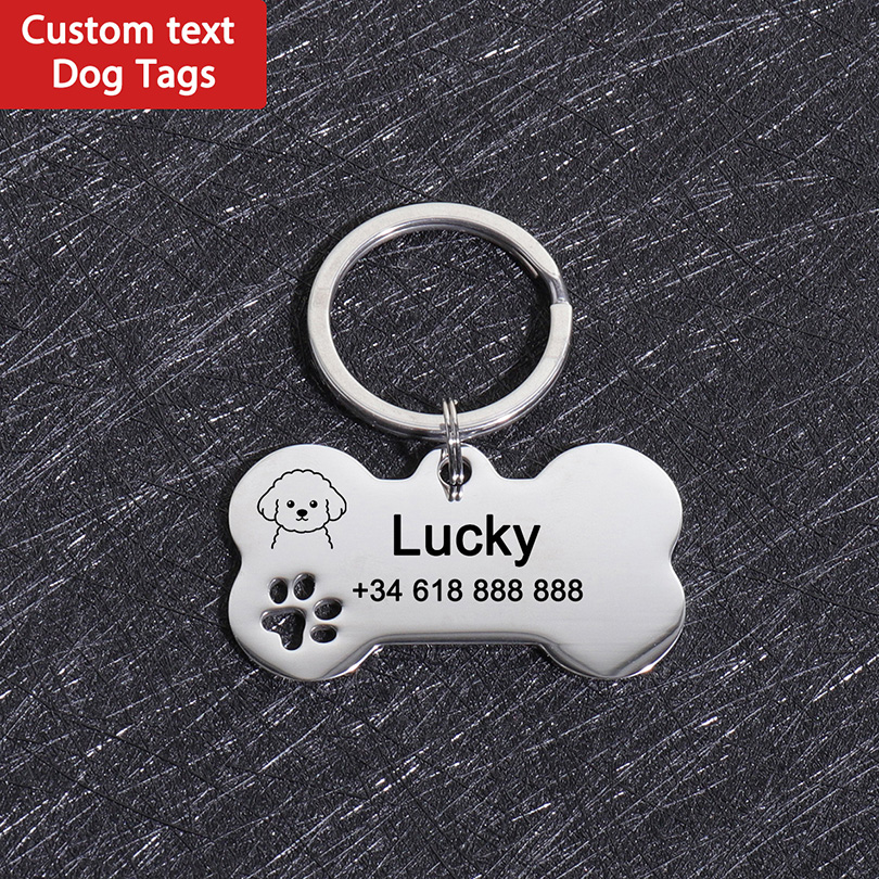 Custom Name Dog Tags Personali - Pet Portrait Custom 评论和价格